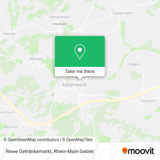 Карта Rewe Getränkemarkt