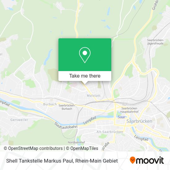 Карта Shell Tankstelle Markus Paul