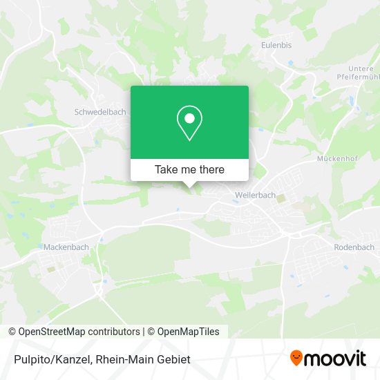 Карта Pulpito/Kanzel