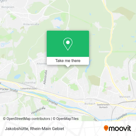 Карта Jakobshütte