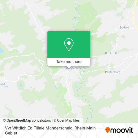 Карта Vvr Wittlich Eg Filiale Manderscheid