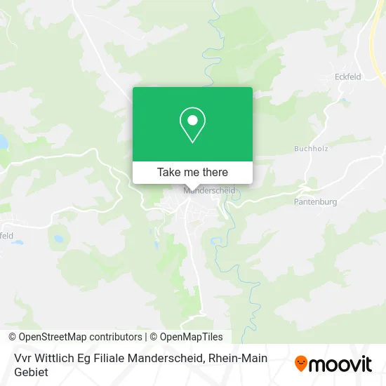 Карта Vvr Wittlich Eg Filiale Manderscheid