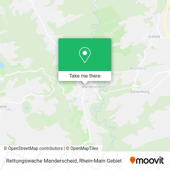 Карта Rettungswache Manderscheid