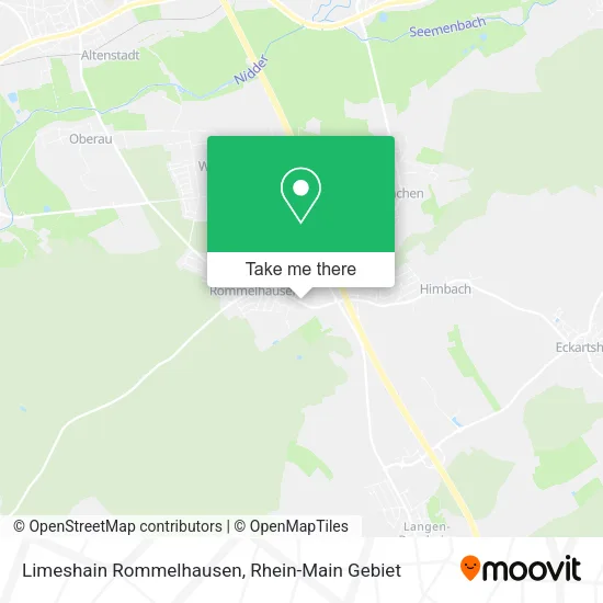 Карта Limeshain Rommelhausen