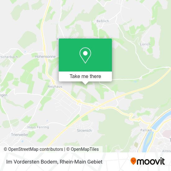 Im Vordersten Bodem map