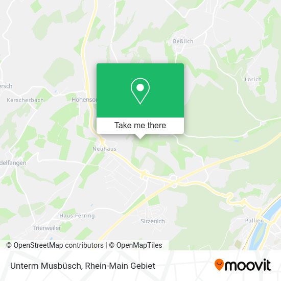 Карта Unterm Musbüsch