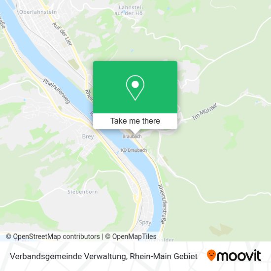 Карта Verbandsgemeinde Verwaltung