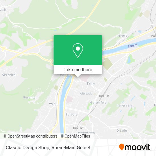 Карта Classic Design Shop
