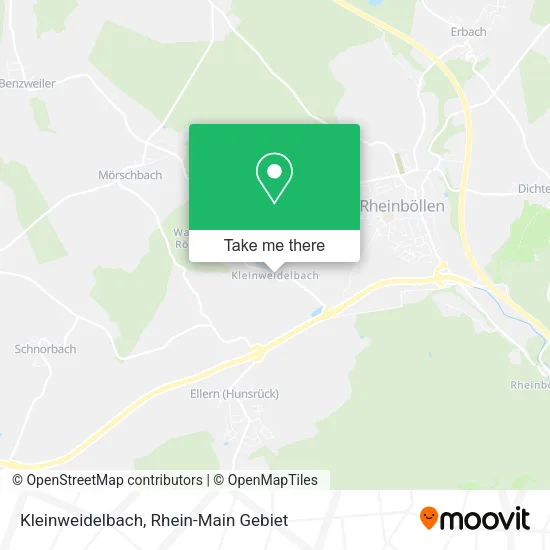 Карта Kleinweidelbach