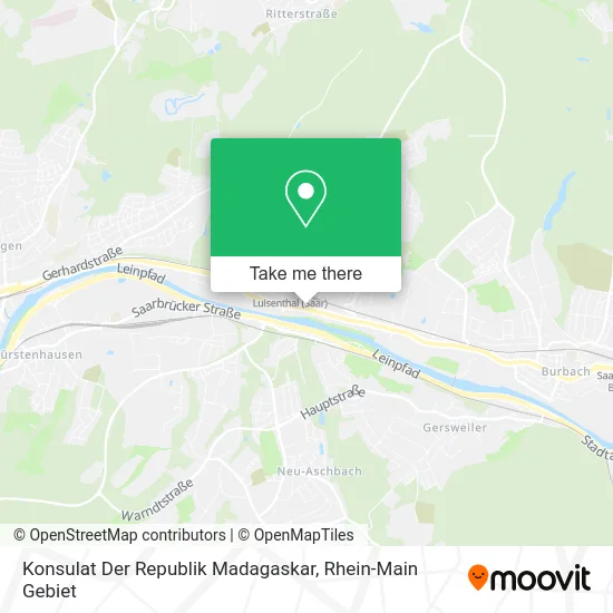 Карта Konsulat Der Republik Madagaskar