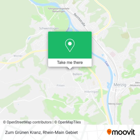 Карта Zum Grünen Kranz