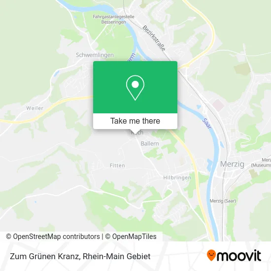 Карта Zum Grünen Kranz