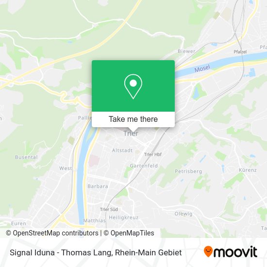 Карта Signal Iduna - Thomas Lang