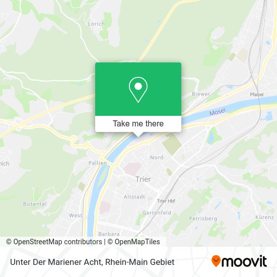 Карта Unter Der Mariener Acht