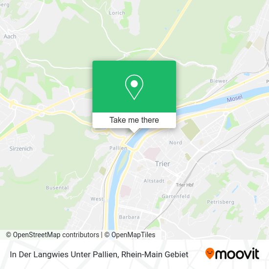 Карта In Der Langwies Unter Pallien