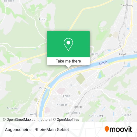 Карта Augenscheiner