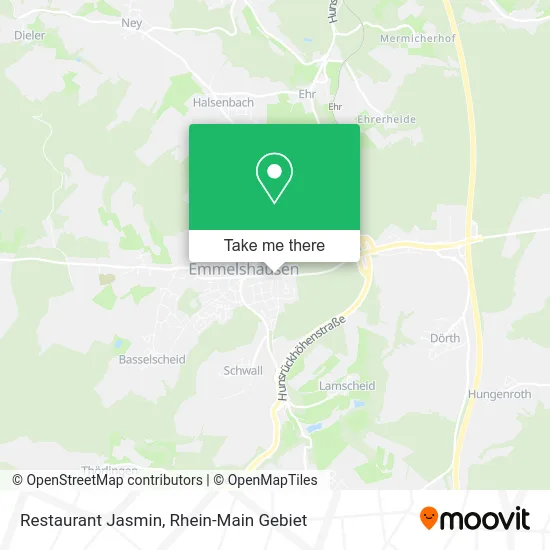 Карта Restaurant Jasmin