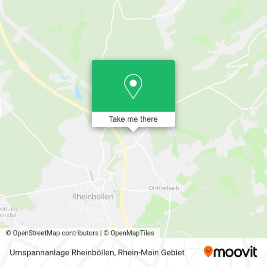 Карта Umspannanlage Rheinböllen