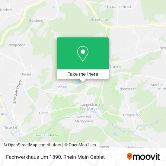 Карта Fachwerkhaus Um 1890