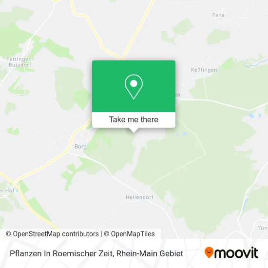 Карта Pflanzen In Roemischer Zeit