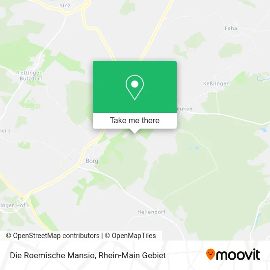 Карта Die Roemische Mansio