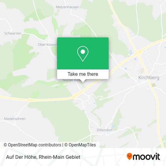 Карта Auf Der Höhe