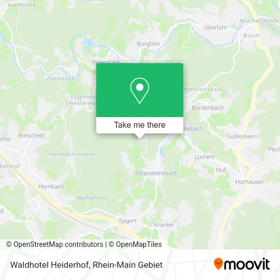 Карта Waldhotel Heiderhof