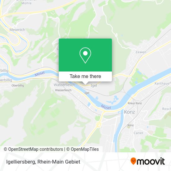 Карта Igelliersberg