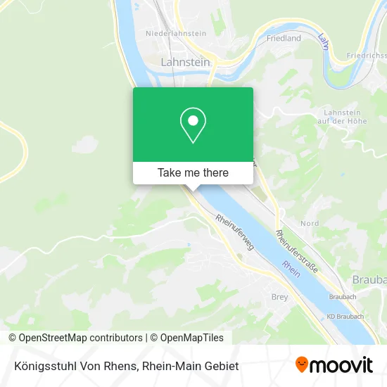 Карта Königsstuhl Von Rhens