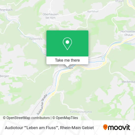 Карта Audiotour ""Leben am Fluss""