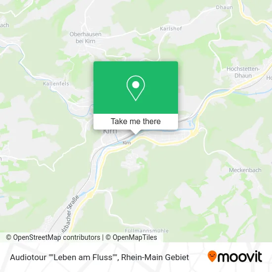 Карта Audiotour ""Leben am Fluss""