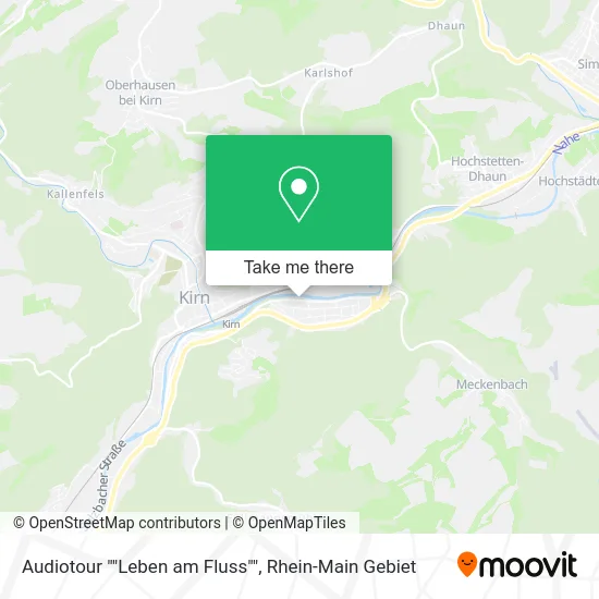 Карта Audiotour ""Leben am Fluss""