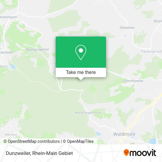 Карта Dunzweiler