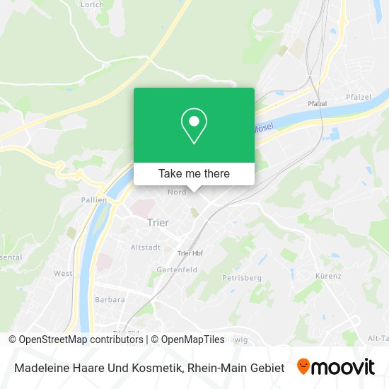 Карта Madeleine Haare Und Kosmetik
