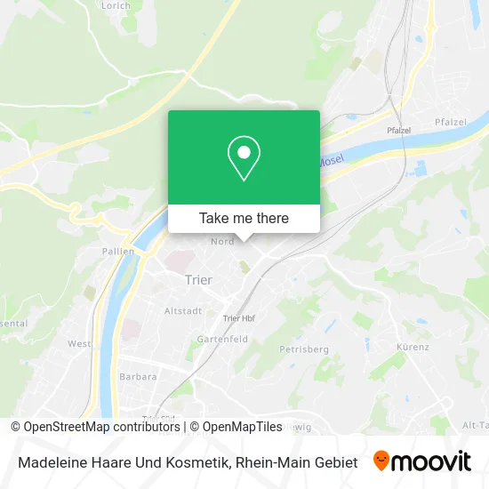 Карта Madeleine Haare Und Kosmetik