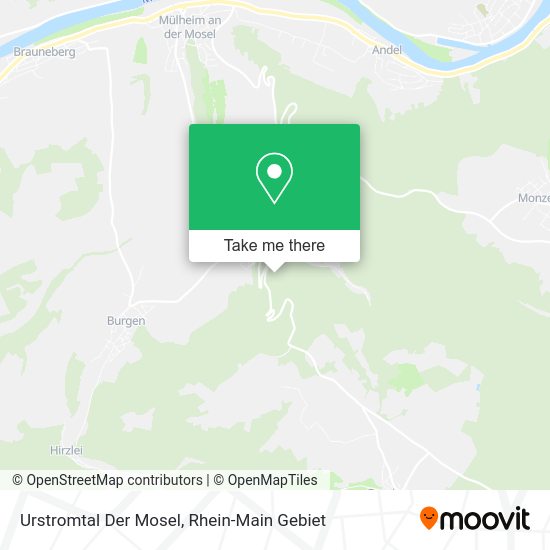 Карта Urstromtal Der Mosel