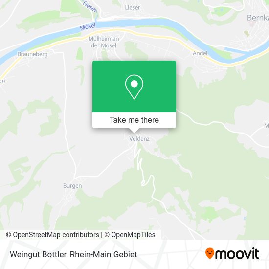 Карта Weingut Bottler