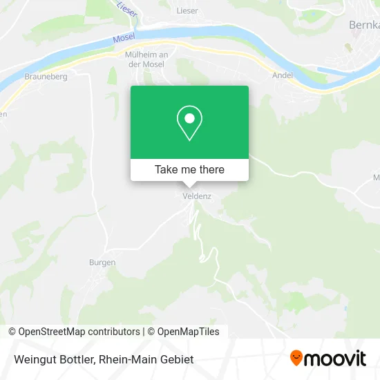 Карта Weingut Bottler