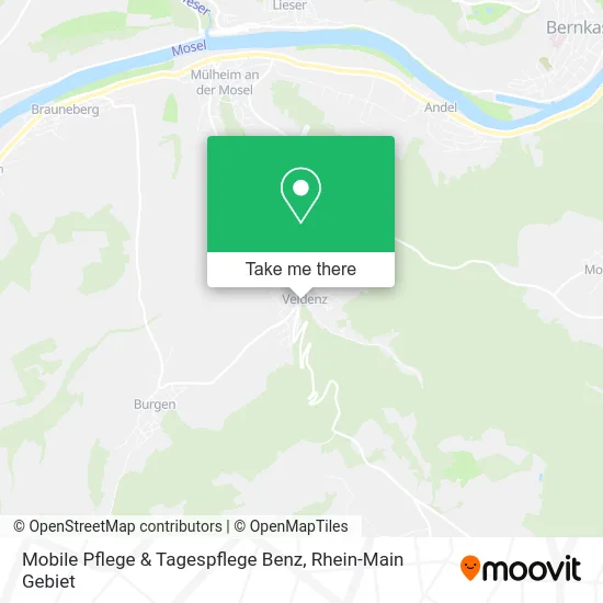 Карта Mobile Pflege & Tagespflege Benz