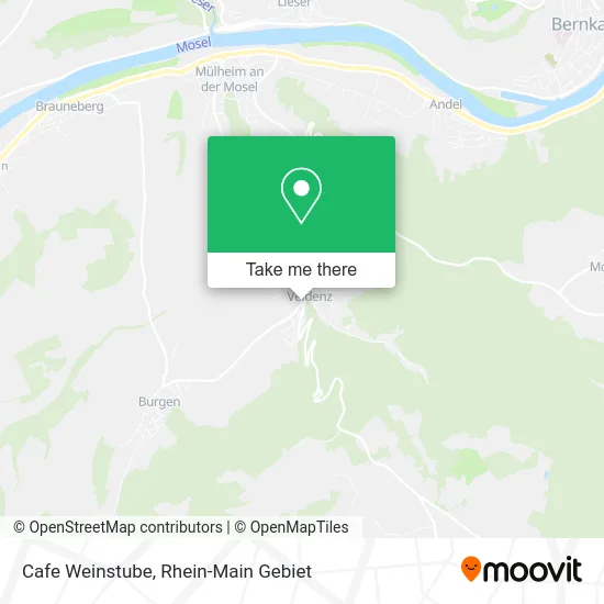 Карта Cafe Weinstube