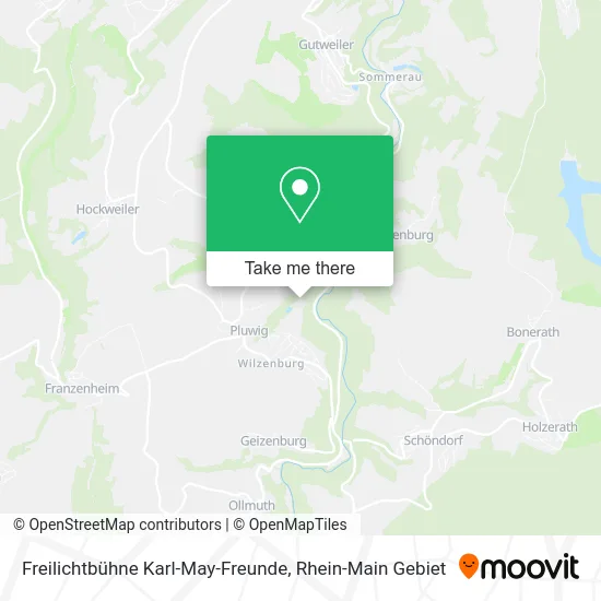 Карта Freilichtbühne Karl-May-Freunde