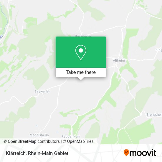 Карта Klärteich