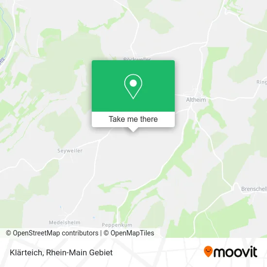 Карта Klärteich