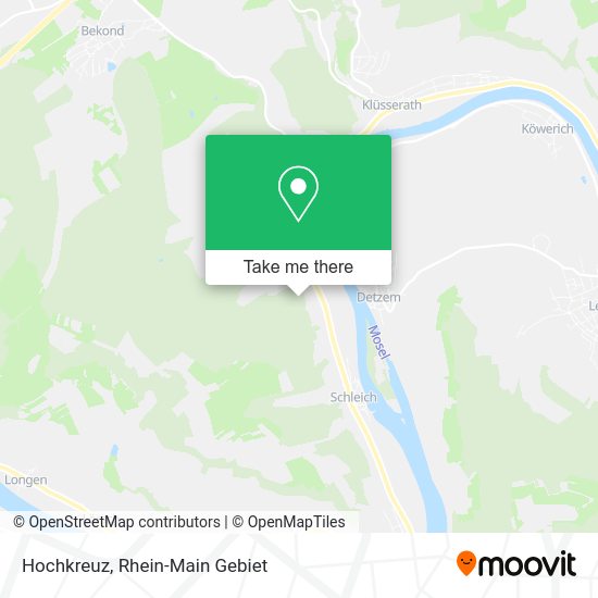 Карта Hochkreuz
