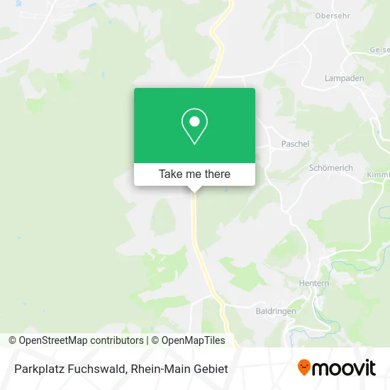 Карта Parkplatz Fuchswald
