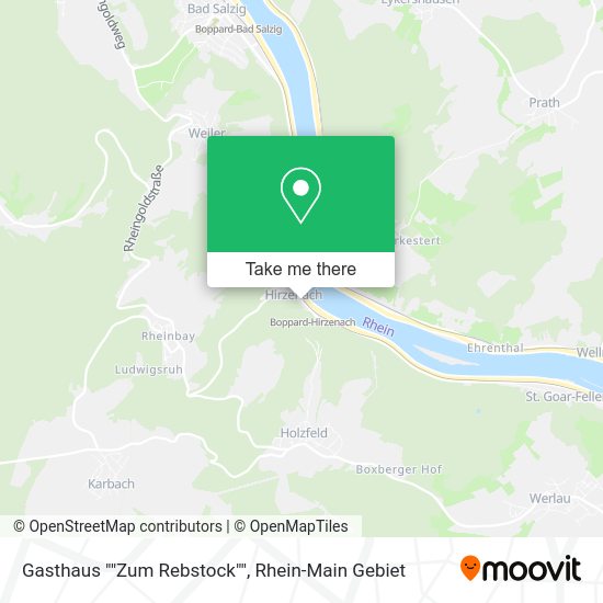 Карта Gasthaus ""Zum Rebstock""