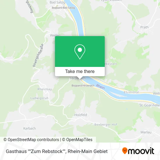 Карта Gasthaus ""Zum Rebstock""