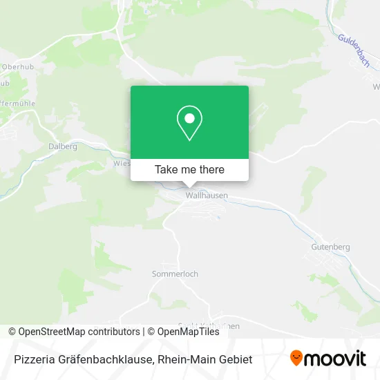 Карта Pizzeria Gräfenbachklause