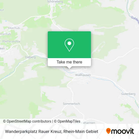 Карта Wanderparkplatz Rauer Kreuz