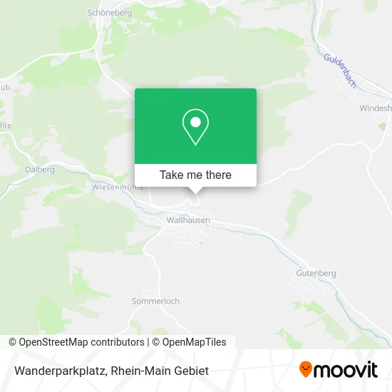 Карта Wanderparkplatz